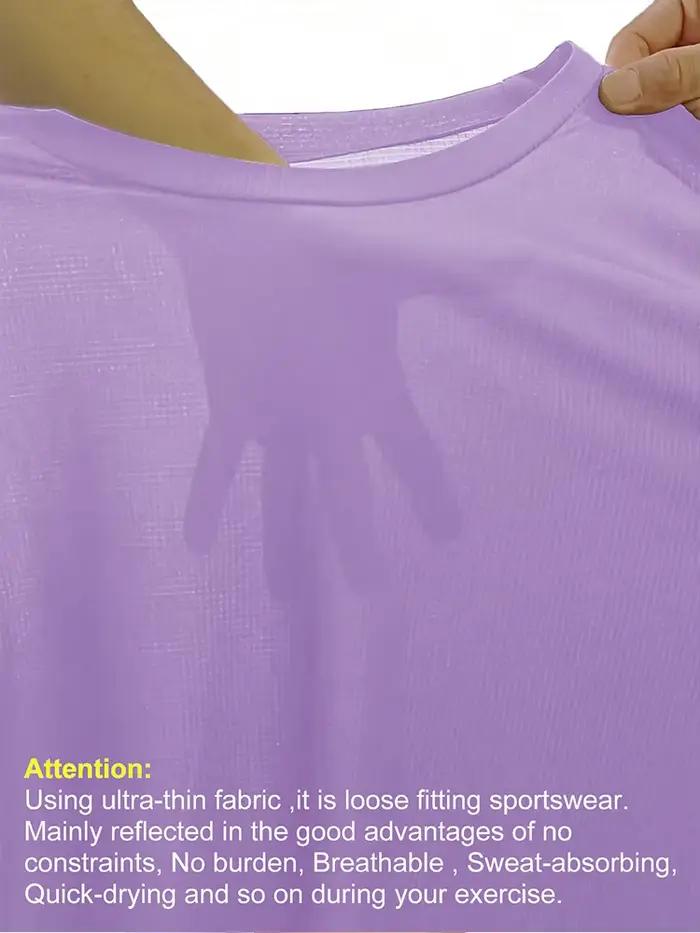 T-Shirt de Sport ultraléger à séchage rapide pour femmes, couleur unie, léger et respirant, chemise