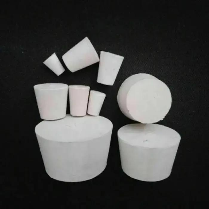 Bouchon de bouchon en caoutchouc solide, 10 pièces, Tube de bouteille, accessoires de meubles de lab