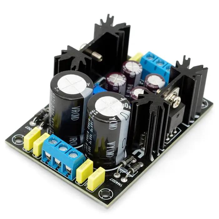Régulateur de tension d'alimentation réglable, AC à DC LM317 LM337, double puissance 5V 12V 15V 19V