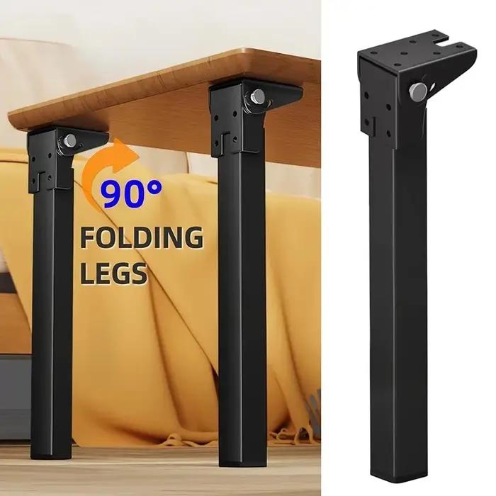 Pied de Table pliant en métal robuste sélectionnable, 1 pièce, remplacement polyvalent pour ordinate