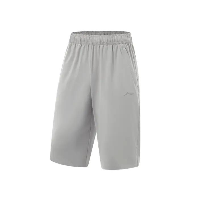 Li-ning short d'entraînement pour hommes AT DRY ULTRA 86% Polyester 14% élasthanne coupe régulière d