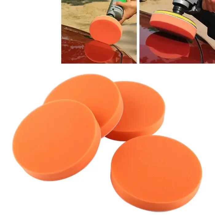 5/10 pièces 5 "125mm tampons de polissage de voiture mousse plate éponge tampon de cire Kit outil