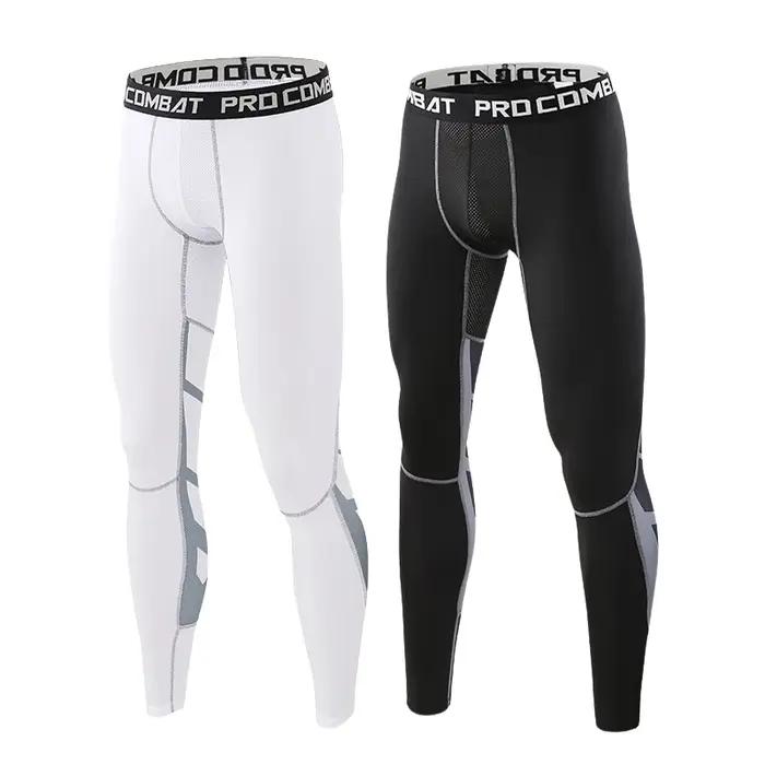 Pantalon de compression élastique pour homme, legging collant, pantalon de survêtement, cyclisme, co