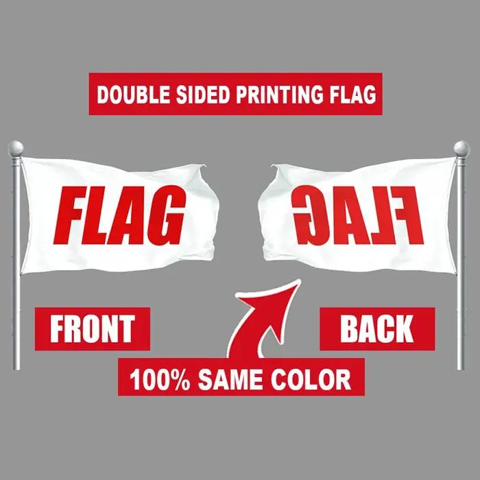 Drapeau personnalisé impression Double face décoration de la maison tapisserie Sport bannière extéri