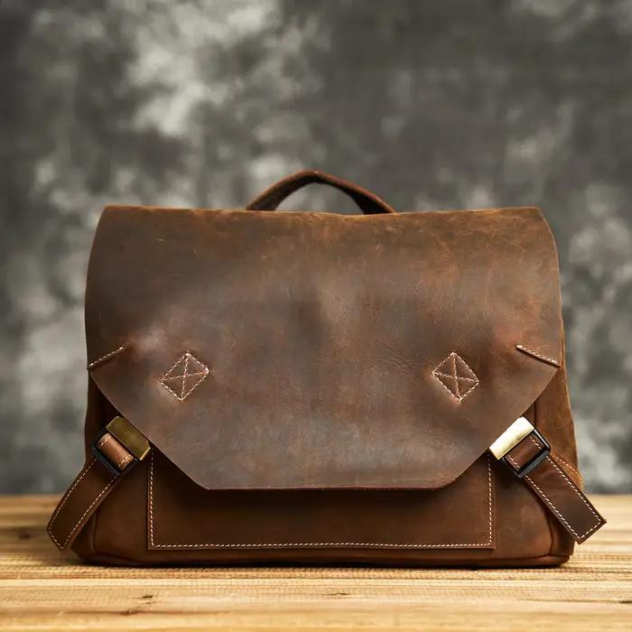 ZRCX haute qualité en cuir véritable hommes sac de messager sac à bandoulière décontracté mode homme