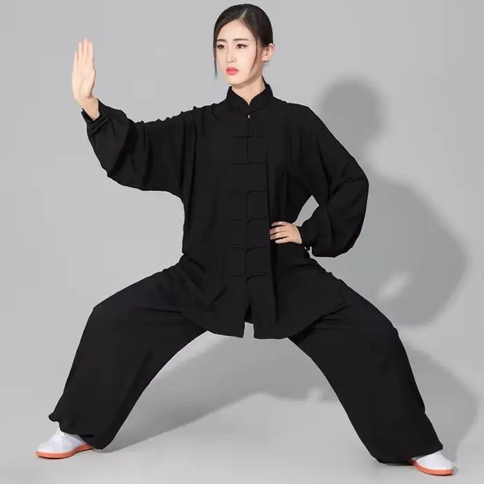 CLYFAN – uniforme Taichi de qualité, costumes en coton, vêtements Wushu Kungfu pour enfants et adult