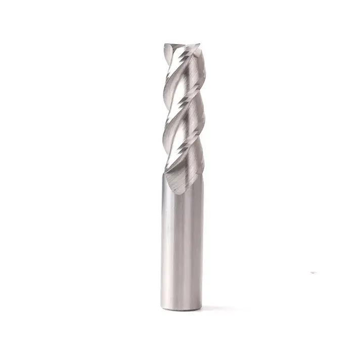 ZGT fraise en aluminium HRC50 3 cannelures aluminium cuivre coupe-bois outils de fraisage 3mm 4mm 6m