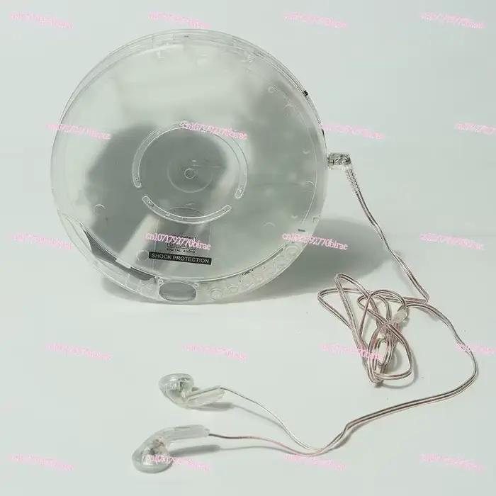 Lecteur CD entièrement Transparent, baladeur, casque d'album Portable, câble USB, haut-parleur exter