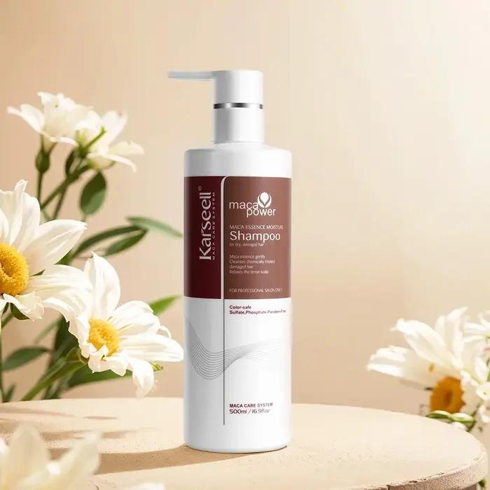 Original Karseell 500ml shampooing hydratant huile d'argan shampooing lisse hydratant ensemble de so