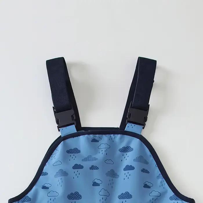 HONEYKING enfants pantalons de pluie imperméables combinaisons pour bébés garçons filles salopette p