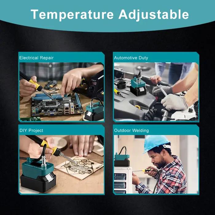 Outil de Station de fer à souder sans fil pour batterie for Makita18V LXT, Kit de fer à souder élect