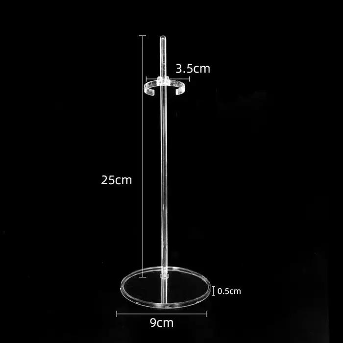 Support de jeu transparent pour 1/6 poupées, accessoires de 30cm