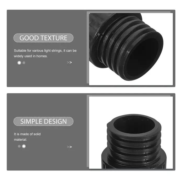 Bouchons de sécurité pour prise de lumière noire, couvercle de protection pour bouchons d'ampoule, p