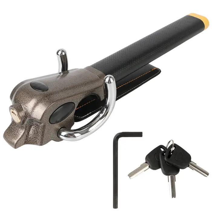 Protection Antivol pour Volant de Voiture, Serrure en T Pliable, Accessoire de Sécurité