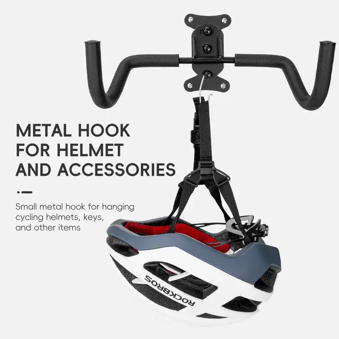 Support de vélo mural réglable pour vélos de route et VTT robuste et sécurisé pour garage ou maison