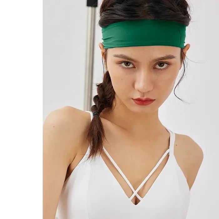 Bandeau yoga élastique haute élasticité - Accessoire sport fitness course transpiration activités