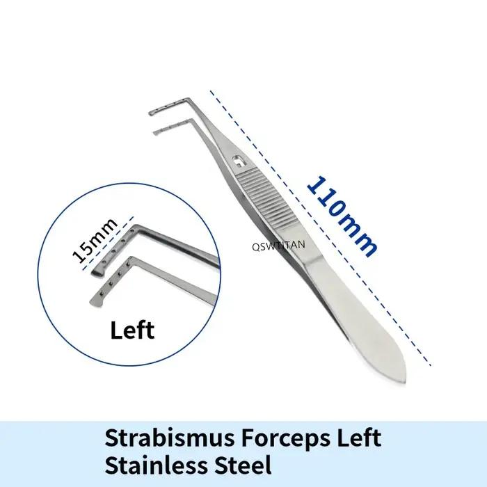 Pince à épiler réutilisable pour la propordu strabisme, en titane, générateur des yeux, instrument,