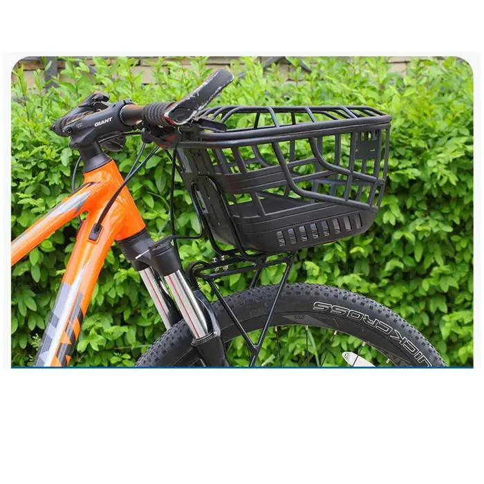 Support avant de vélo pour 20 24 26 27.5 29 pouces vélo de route VTT support panier voyage confortable et pratique