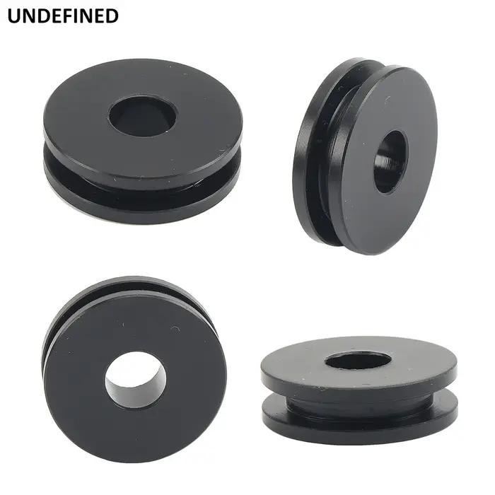 Oeillets de bague de montage de pare-brise, accessoires de moto en plastique POM noir pour Harley He