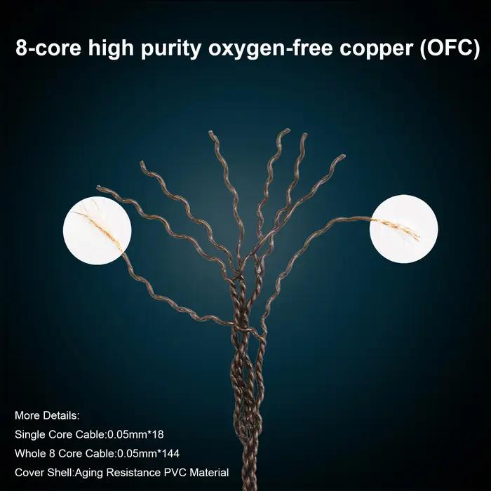 OKCSC câble Audio à résistance réglable 2.5 à 3.5/4.4 femelle à 3.5/4.4 type-c à 3.5/4.4 ligne d'ada