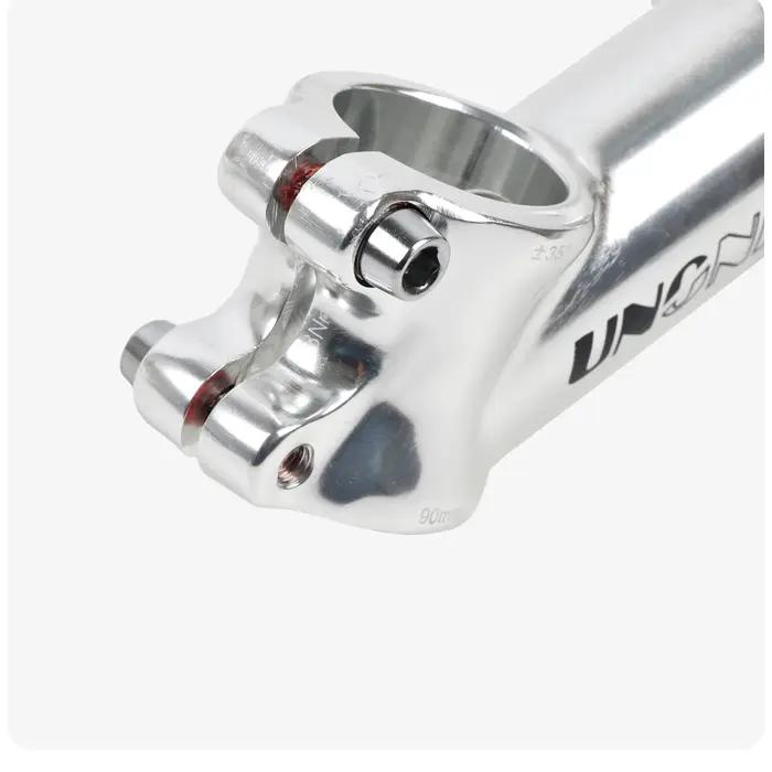 UNO tige de vélo Ultra légère argent 7/17/35 degrés 60 / 70 / 90 / 110 / 120 / 130mm vtt poignée de