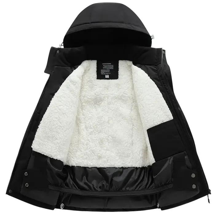 Combinaison de ski d'hiver pour enfants, pour garçons et filles, manteau épais coupe-vent et impermé
