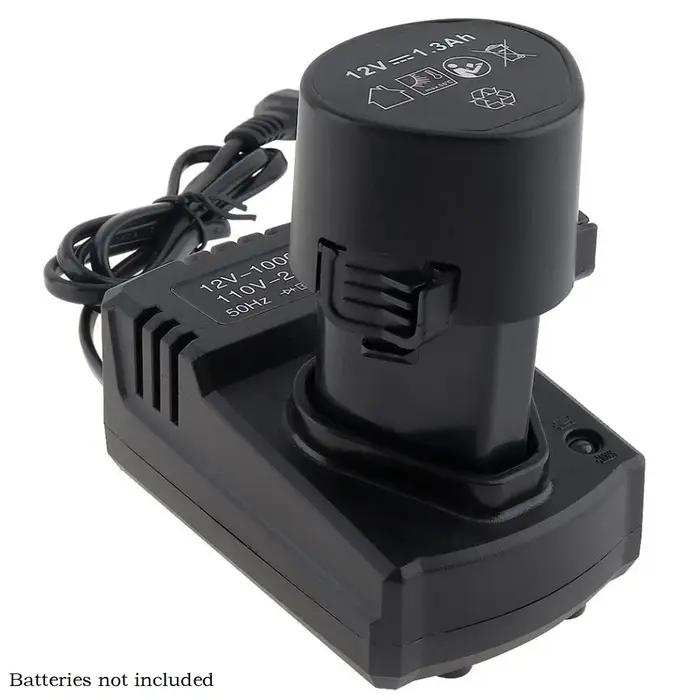 Chargeur universel pour perceuse électrique 12V, 1 pièce, chargeur Rechargeable Li-Ion DC US/EU, Sup