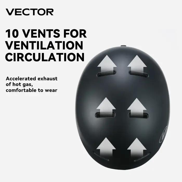 VECTOR Ski – casque de Snowboard moulé intégralement pour moto, amovible, pour mari, femme et enfant