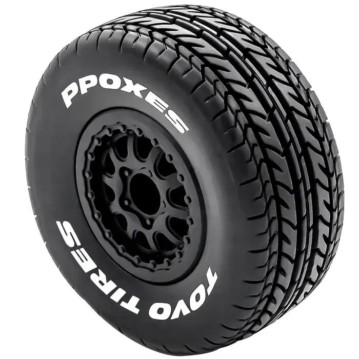 Pneus de camion de parcours court 112mm 1/10, roue hexagonale de 12mm pour voiture Slash Arrma Sento