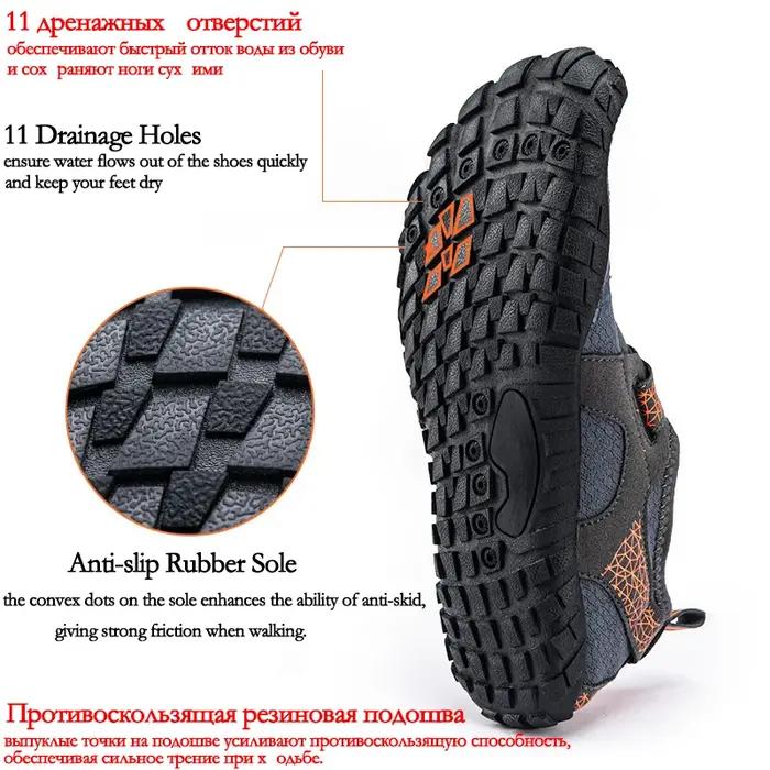 Natureifa-Chaussures de pataugeoire coordonnantes pour hommes et femmes, chaussures d'eau à séchage