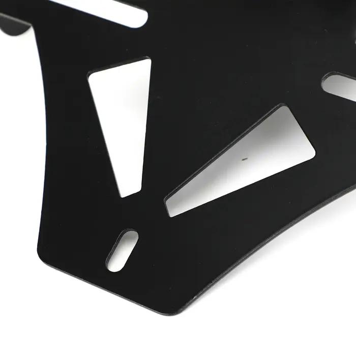 Cadre de plaque d'immatriculation universel pour moto, planificateur d'angle réglable, support de su