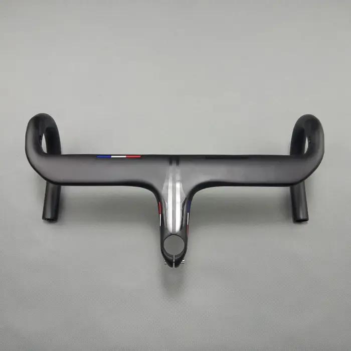 Guidon intégré guidon en carbone vélo de route avec tige Tmaex guidon de vélo de cyclisme guidon de