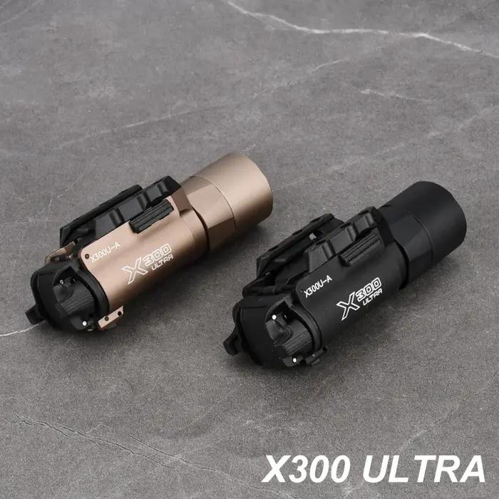 Tactique Surefir X300 X300U Ultra X300V XH35 pistolet en métal lumière stroboscopique LED adapté 20m