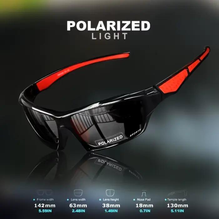 1/3 pièces sport lunettes de soleil polarisées pour hommes léger Vision nocturne hommes nuances cycl