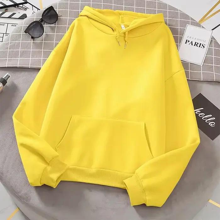 2025 sweat à capuche blanc hommes femmes automne à manches longues hauts pullover décontracté poche