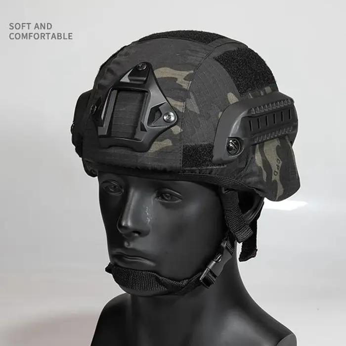Housse de casque Multicam, housse de casque tactique Airsoft pour casque militaire MICH 2000, équipe