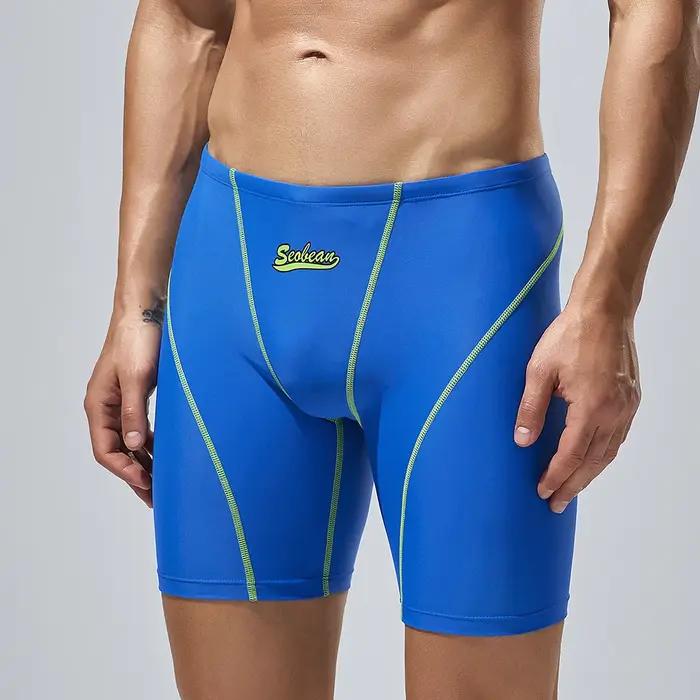 Seobean-Maillot de bain taille basse pour hommes, maillot de bain de plage, maillot de bain de sourc