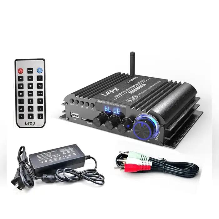 LEPY LP-269PRO amplificateur 4.1 canaux Bluetooth 5.0 Coaxial dans USB SD fonction FM sortie caisson