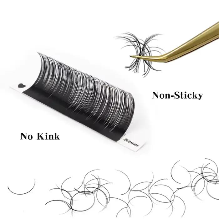 Winky Beauty Extension de cils individuelle B/C/CC/D/DD Faux vison Cilias Extension de cils doux 3D