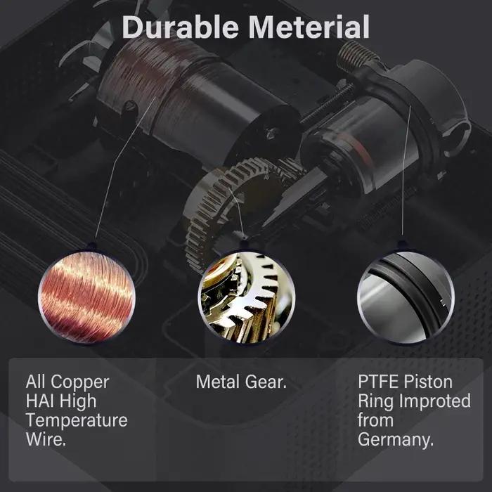 70mai-Compresseur d'air portable, pompe à air pour pneus de voiture, DC 12V, pression des pneus prér