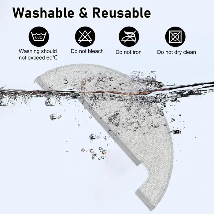 Chiffon de vadrouille pour aspirateur Robot Xiaomi X10, pour Dreame Z10 Pro, lingettes, chiffons, pi