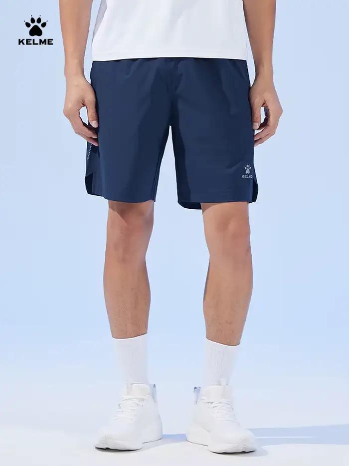 KELME – short de sport tissé pour hommes, séchage rapide, entraînement, course à pied, Fitness, cinq