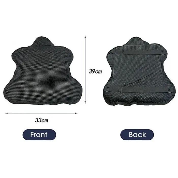 Coussin de siège de moto en Gel, housse de coussin d'air respirante et isolante thermique, protectio