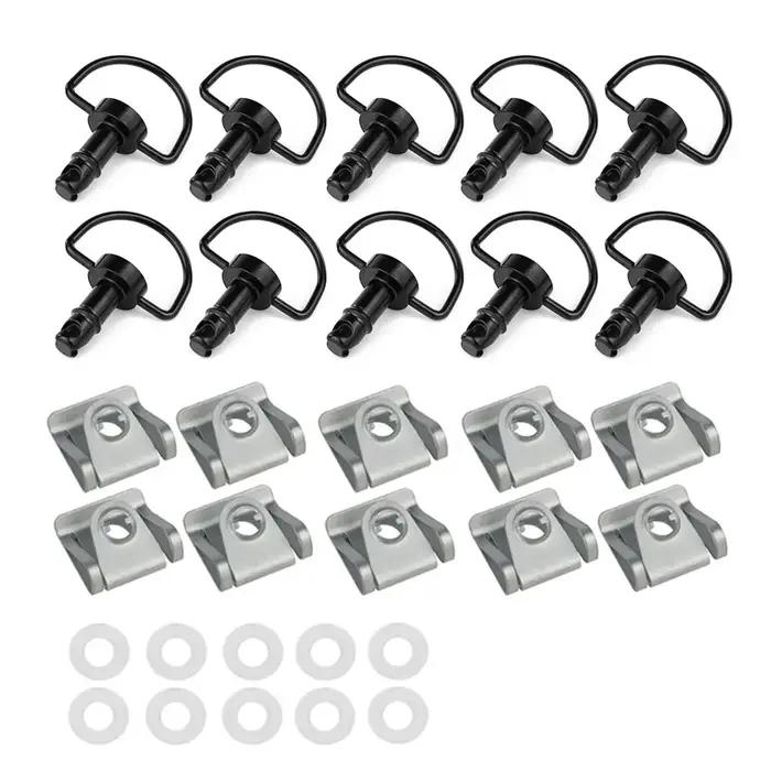 Pour DUCATI MV Agusta Aprilia Yamaha R1 R6 Honda 17mm attaches universelles à dégagement rapide D-RI