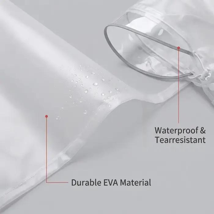 EVA imperméable pour vélo cyclisme Poncho sac à dos conception adulte vêtements de pluie bande réflé