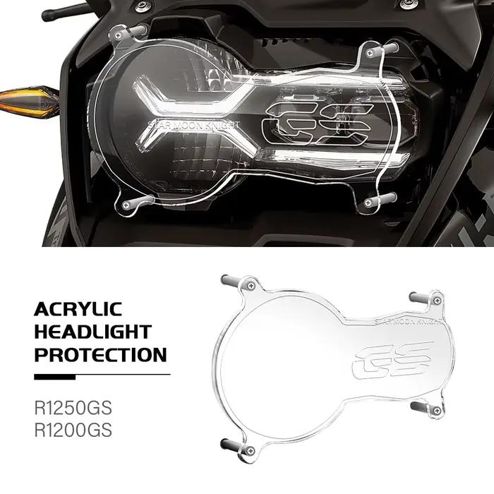 Protecteur de phare de moto en acrylique, couvercle de protection pour BMW R1200GS R1250GS R 1250 GS