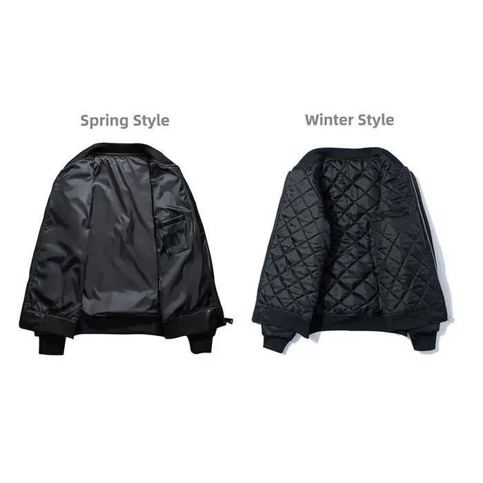 Hommes femmes Bomber veste Dragon tigre brodé Sukajan rembourré manteau de Baseball japon mâle Windr