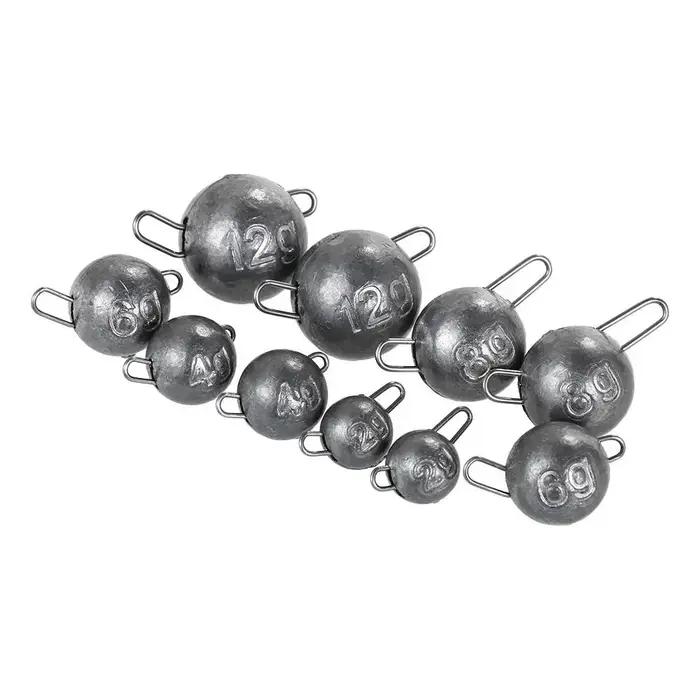 10 pièces/lot pêche Cheburashka plombs gabarit tête balle poids plomb plomb pour leurre souple chang