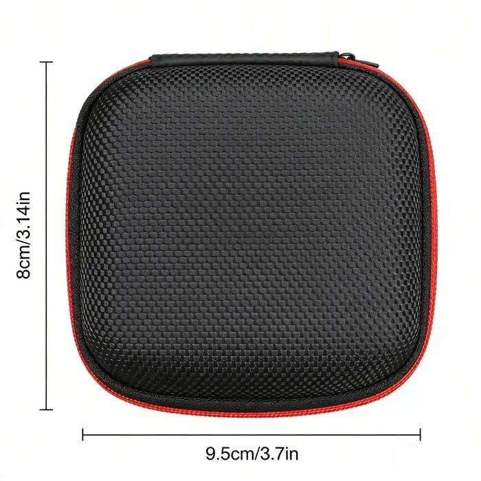 Étui pour écouteurs, boîte pour écouteurs, étui pour casque Bluetooth, étui carré portable pour casq