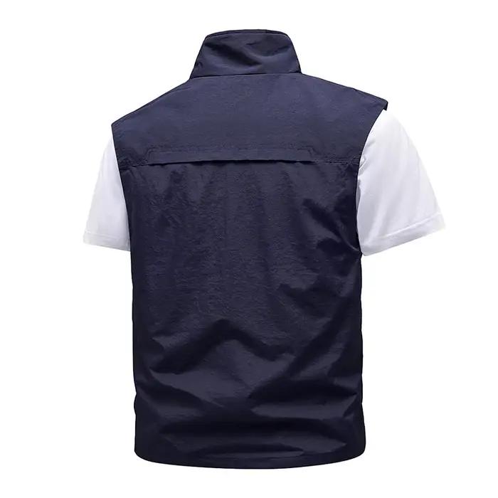 Nouveau printemps hommes en plein air gilets décontractés hommes été imperméable respirant pêche gil